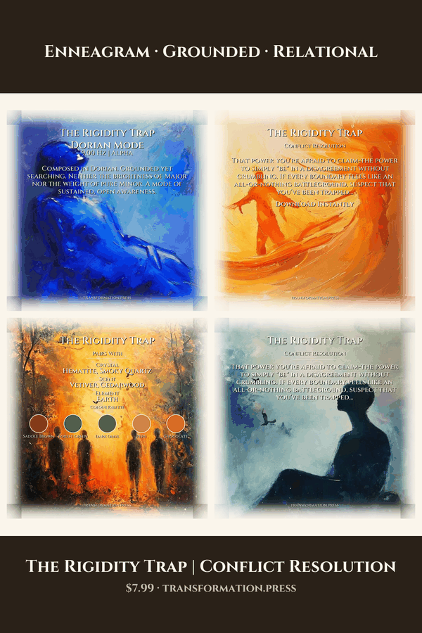 Book cover: The middle ground exists. You are not just loyal to keeping peace; you can hold space for truth. See assertion as grounded self-respect. Own your center.