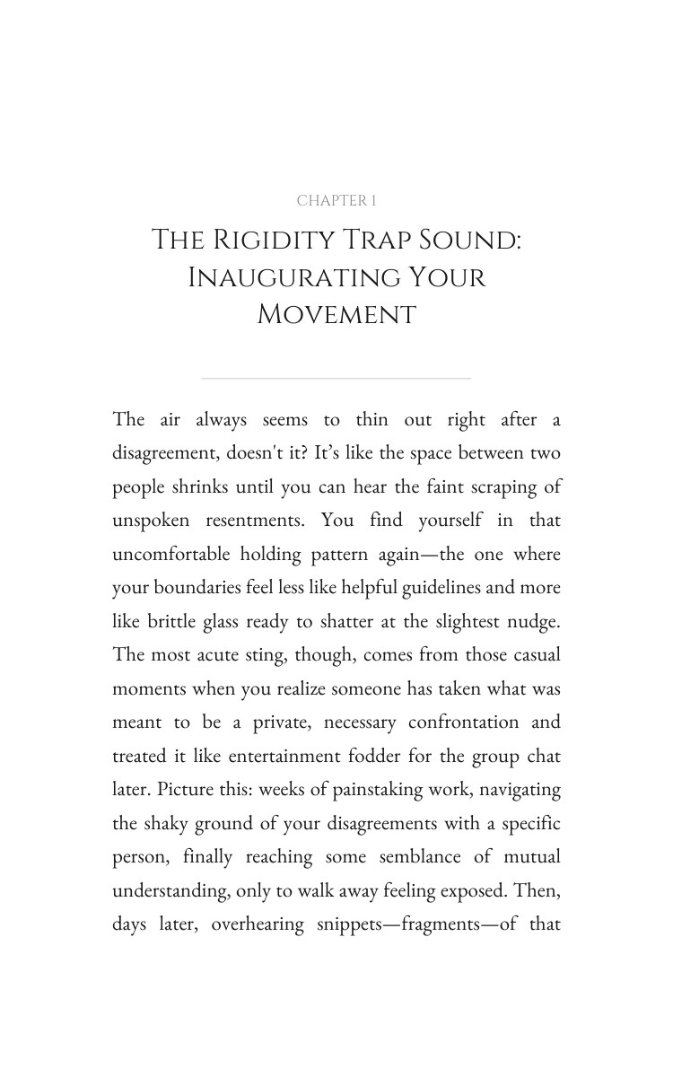 Conflict Resolution Handbook: Rigidity Trap: Ground Your Soul interior preview