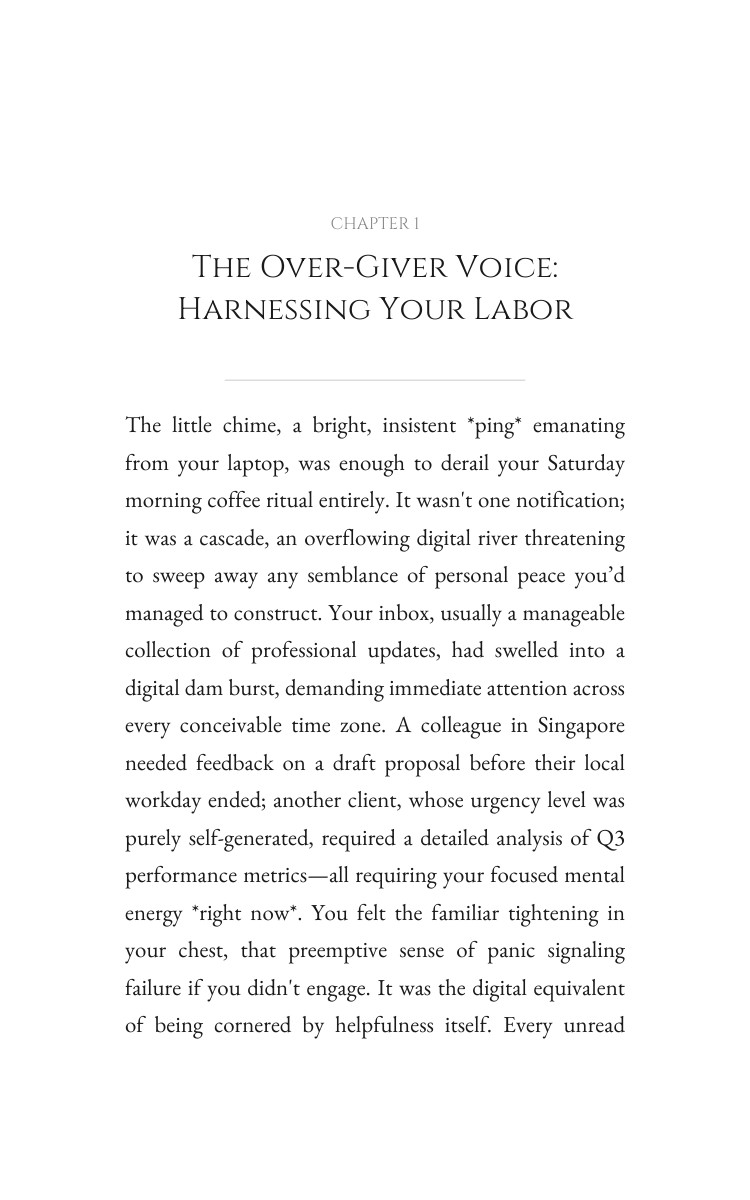 Digital Mastery: Over-Giver: Your Identity Crystallized interior preview
