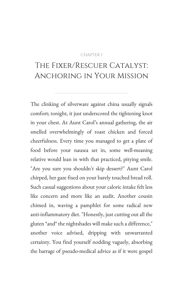 Fixer/Rescuer Chronic Illness Guidebook: Structure Your Path interior preview