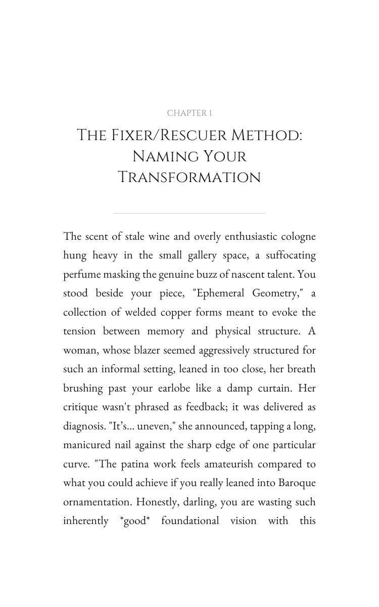 Fixer/Rescuer Creativity Protection Workbook: Sharpen Your Calling interior preview