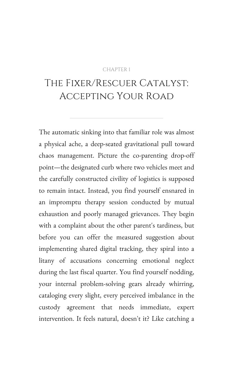 Fixer/Rescuer Divorce Breakup Recovery Atlas: Your Expedition Strengthened interior preview