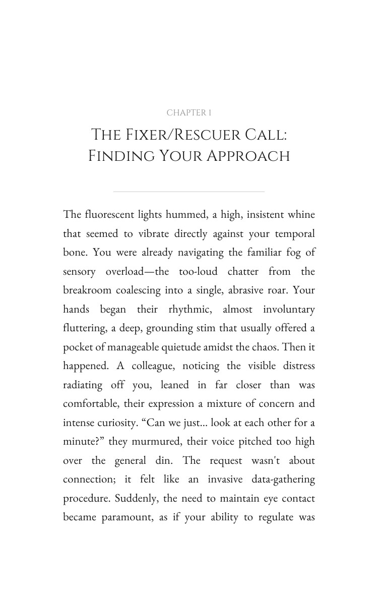 Fixer/Rescuer Neurodivergence Success Guide: Your Nature Illuminated interior preview
