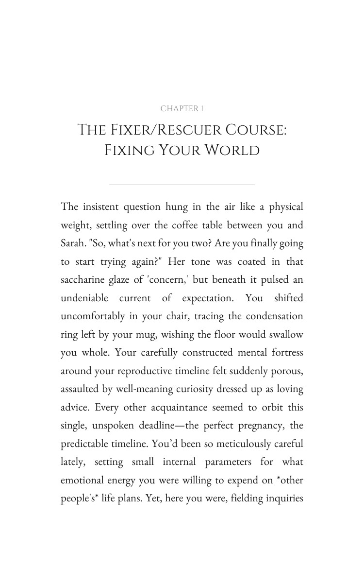 Fixer/Rescuer Reproductive Success Guide: Direct Your Presence interior preview