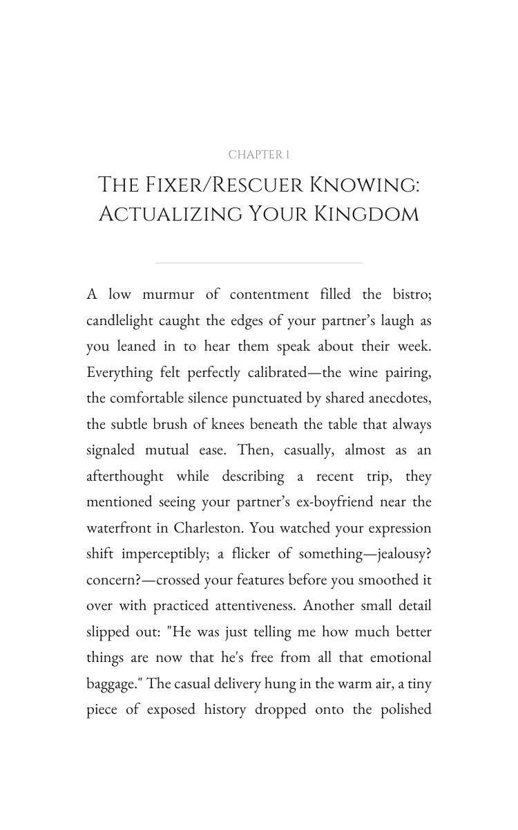Fixer/Rescuer: Romantic Relationships Clarity: Channel Your Nature interior preview