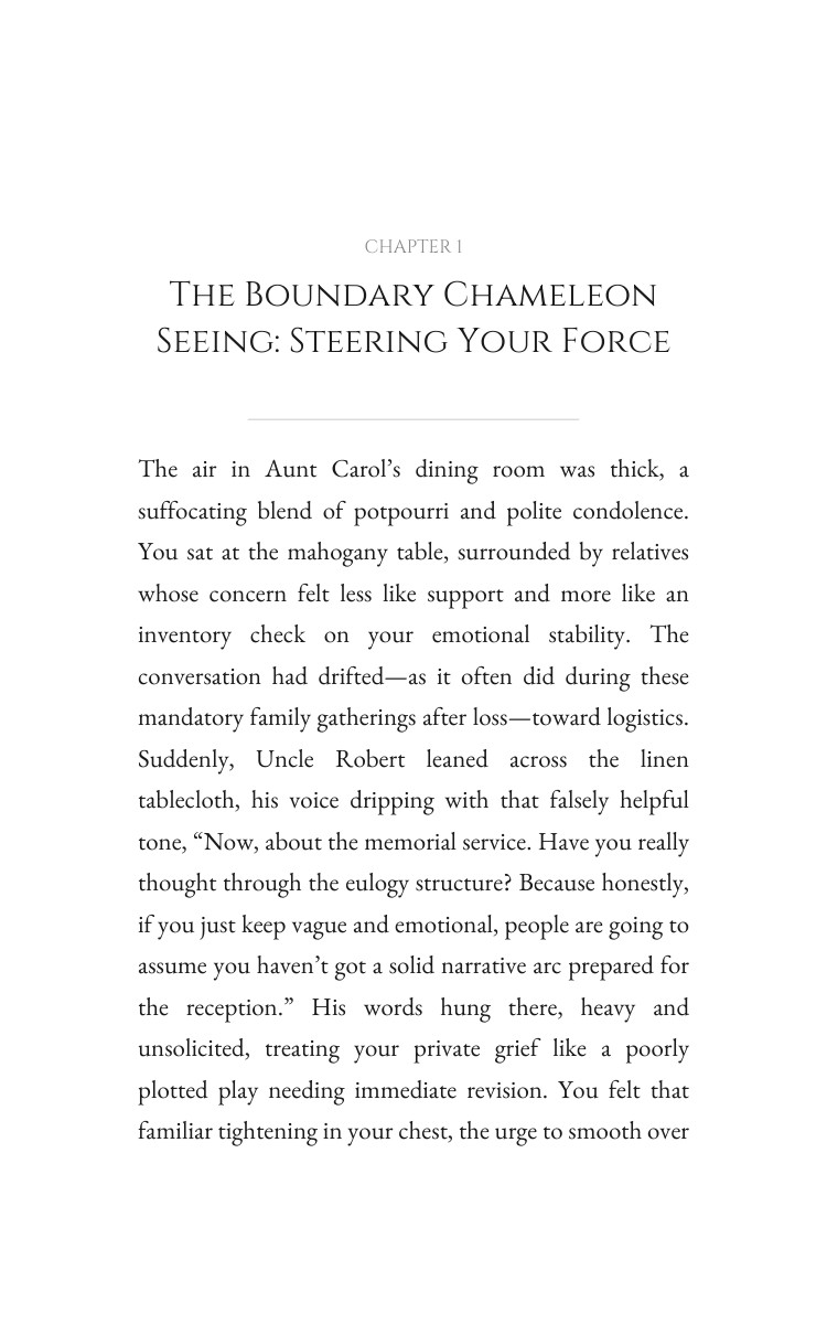 Grief Loss System: Boundary Chameleon: Your Route Embodied interior preview