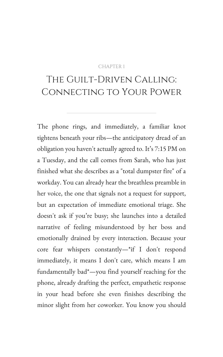 Guilt-Driven Codependency Recovery Reference: Strengthen Your Pursuit interior preview