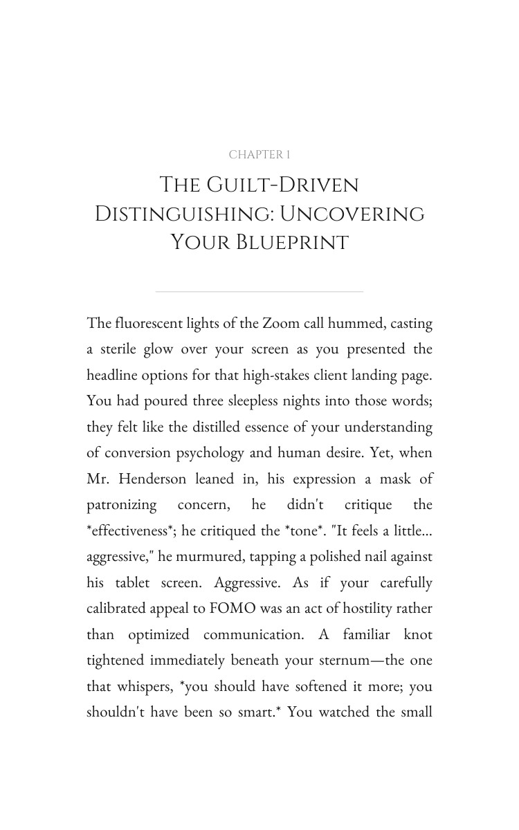Guilt-Driven: Content Creation Realization: Your State Decoded interior preview