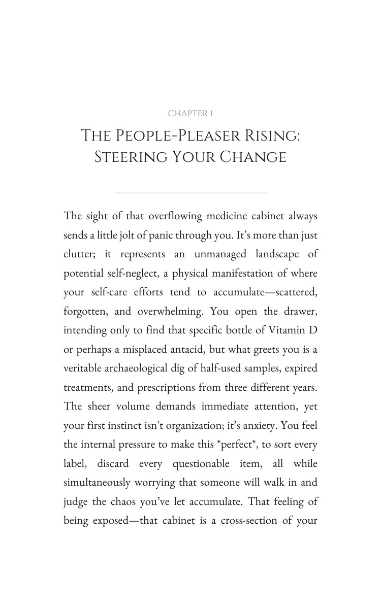 Health Self Care Manual for People-Pleaser: Your Presence Materialized interior preview