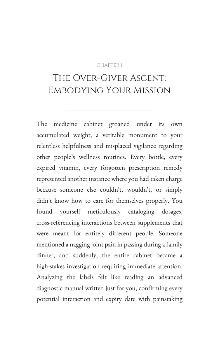 Health Self Care System for Over-Giver: Discover Your Talent interior preview