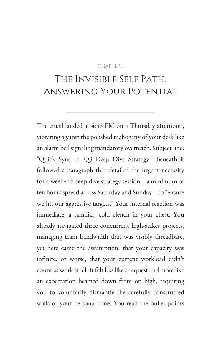 Leadership Code: Invisible Self: Your Space Strategy interior preview