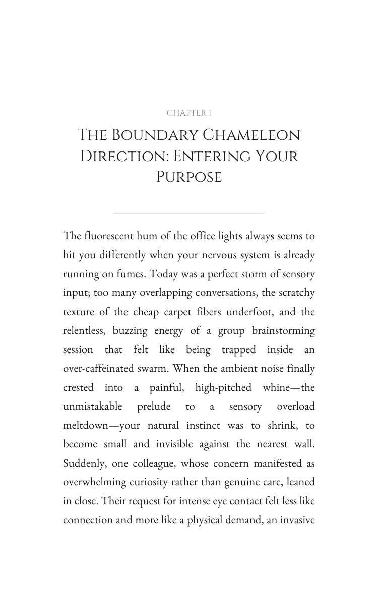 Neurodivergence Code: Boundary Chameleon: Your Status Realized interior preview