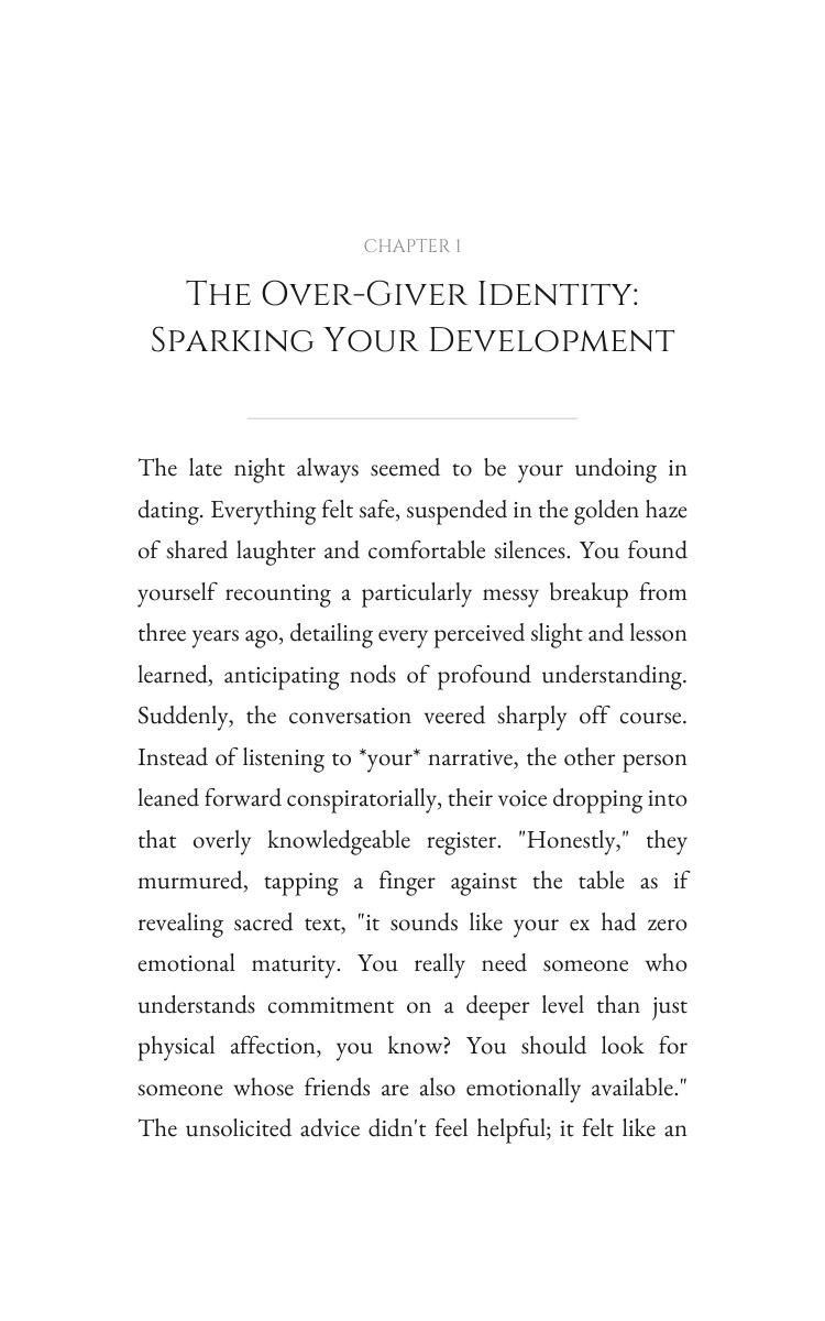 Over-Giver Dating Elevation: Upgrade Your Universe interior preview