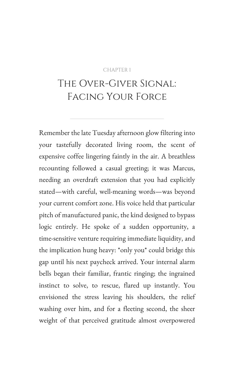 Over-Giver: Financial Activation: Your Craft Forged interior preview
