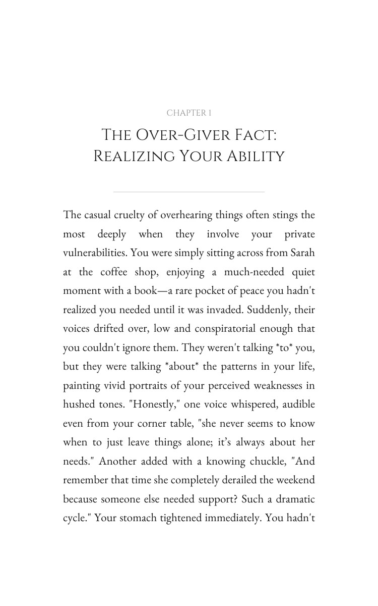 Over-Giver Friendship Method: Calibrate Your Self interior preview