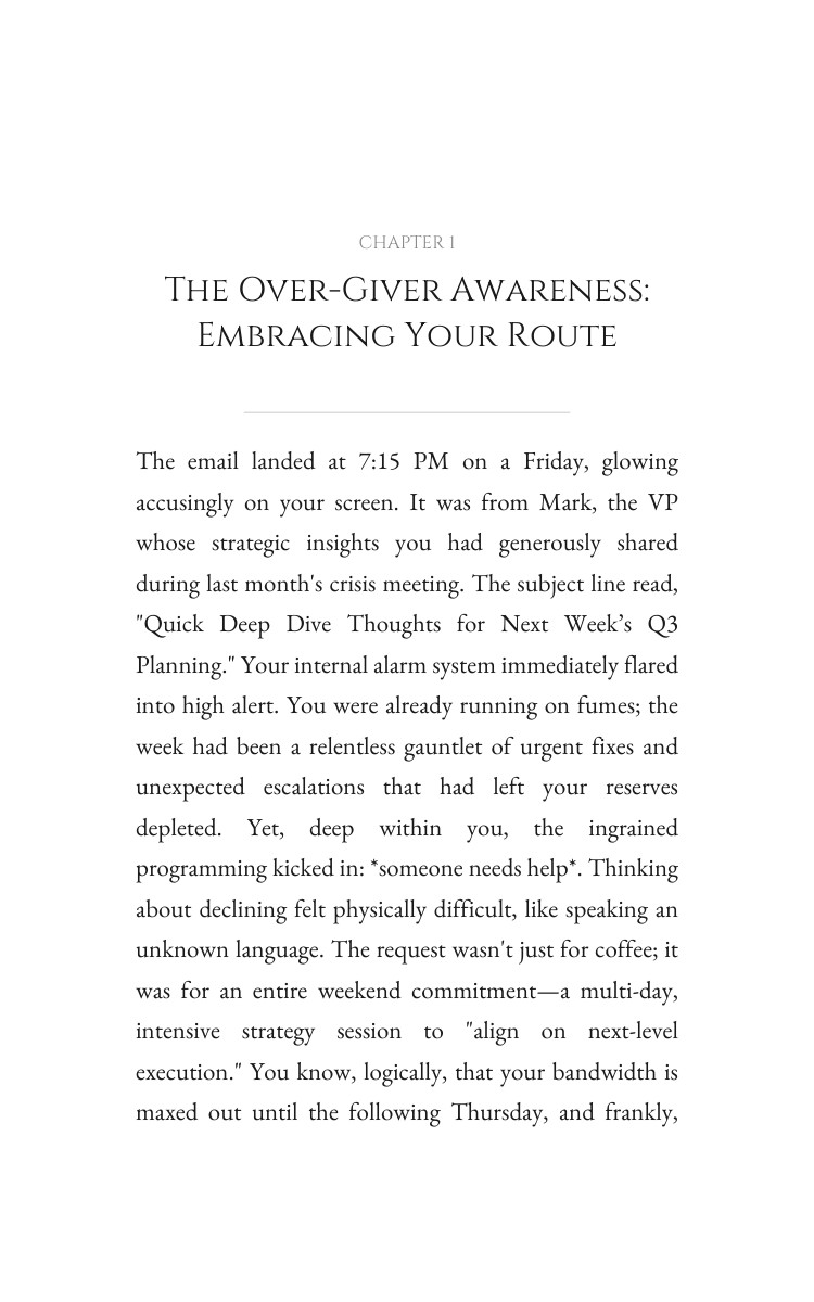 Over-Giver: Leadership Unlocked: Channel Your Gift interior preview