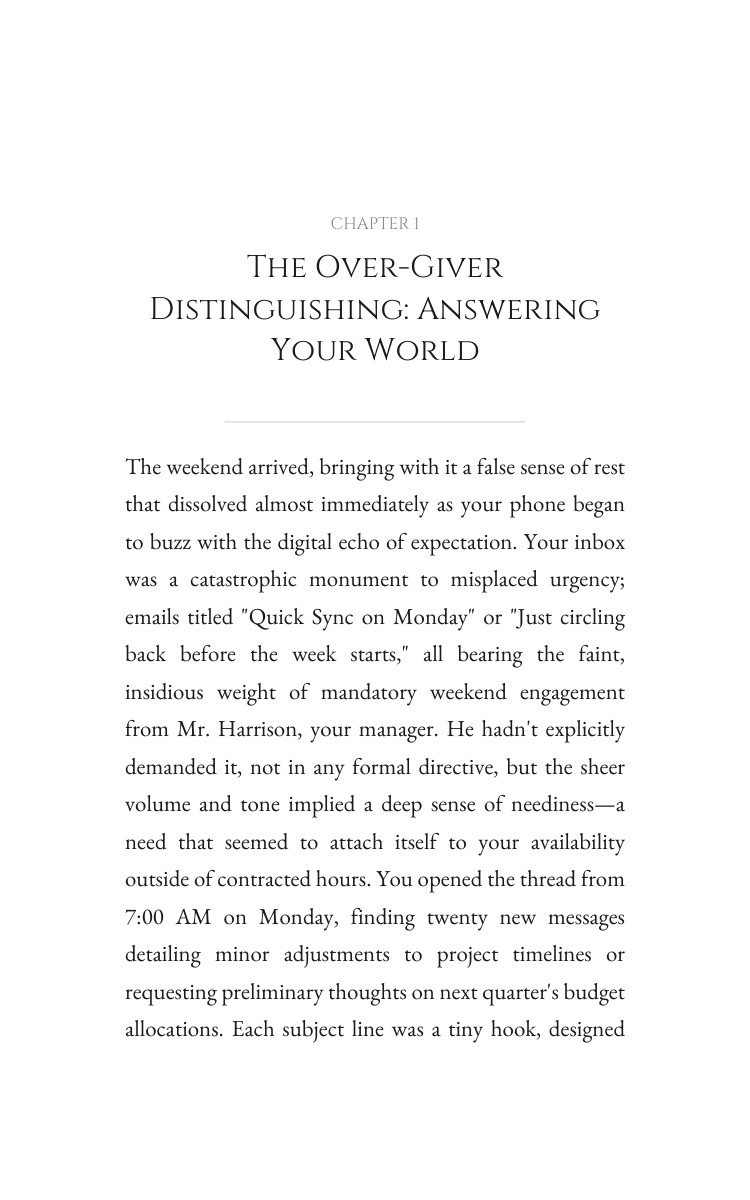 Over-Giver Mastery: Workplace: Your Blueprint Refined interior preview