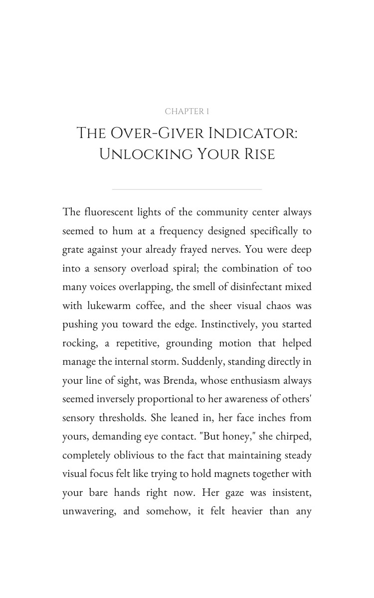 Over-Giver Neurodivergence Navigator: Architect Your Self interior preview
