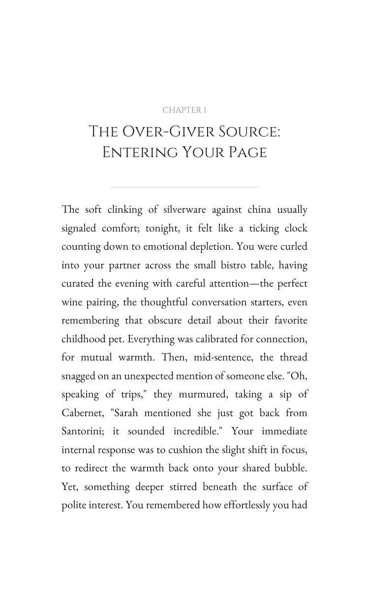 Over-Giver Romantic Relationships Workbook: Your Potential Refined interior preview