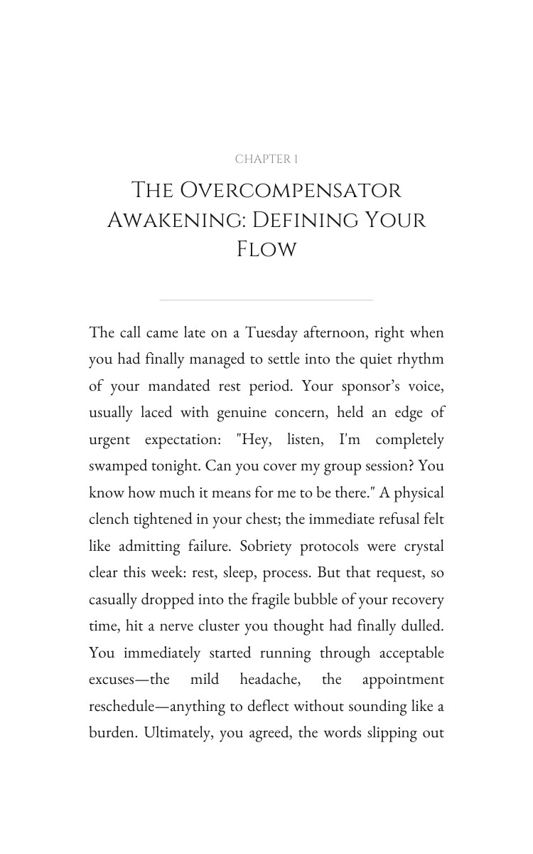 Overcompensator Addiction Recovery Field Guide: Organize Your Status interior preview