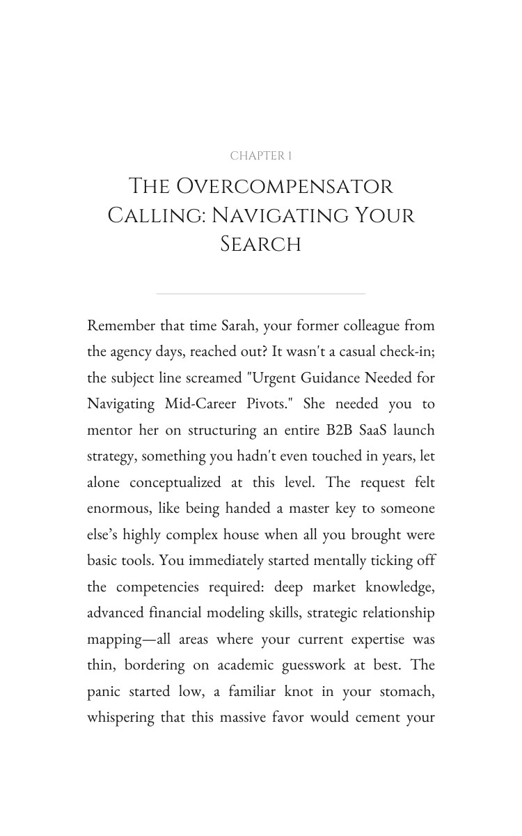 Overcompensator Career Transitions Breakthrough Guide: Your Path Unleashed interior preview