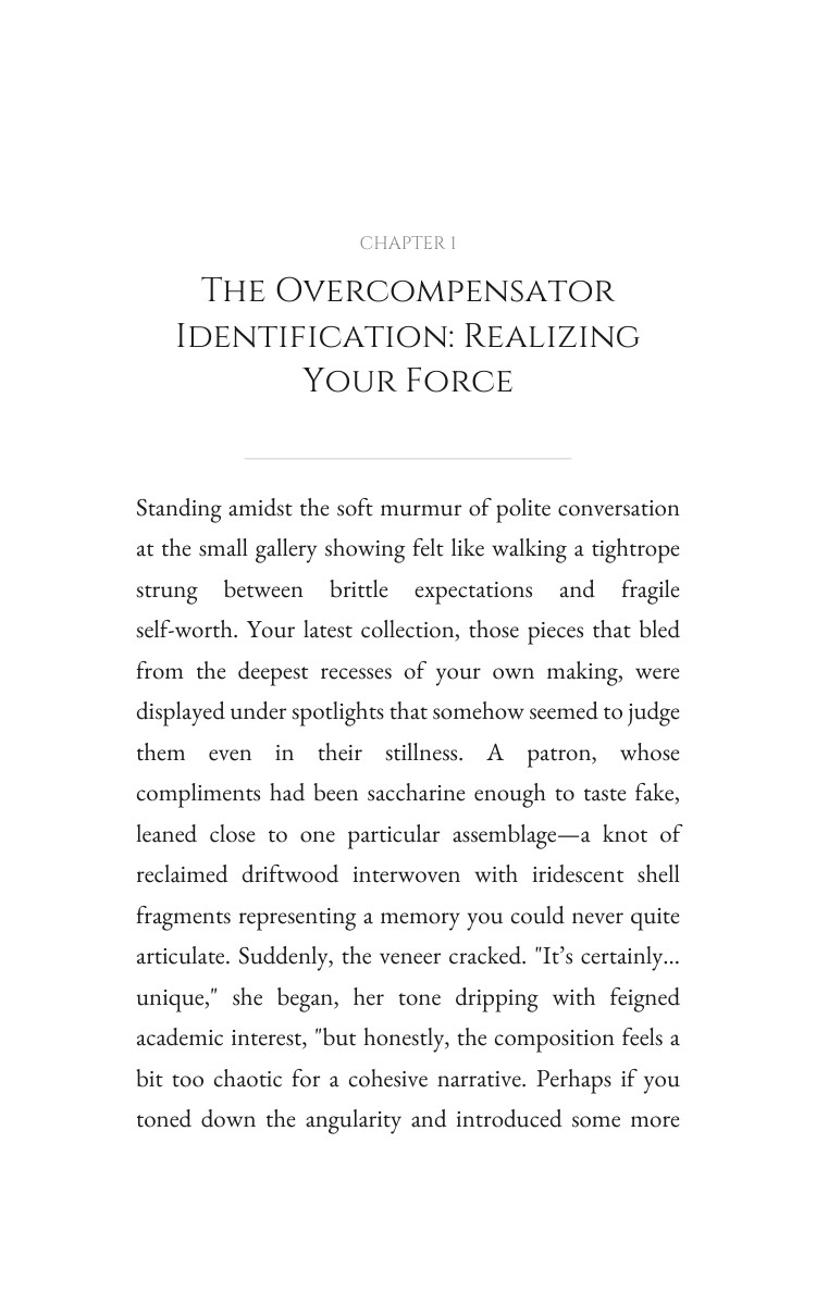 Overcompensator Creativity Protection Workbook: Your Realm Advantage interior preview