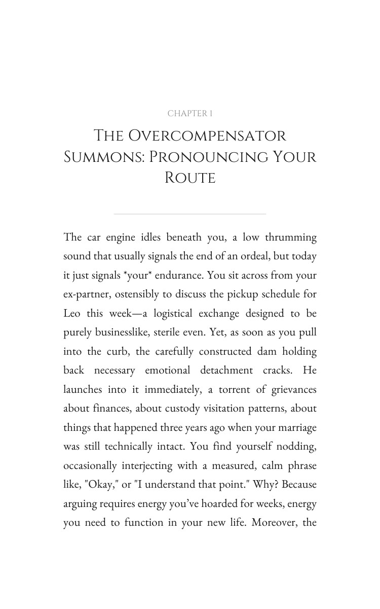 Overcompensator Divorce Breakup Recovery Excellence Guide: Establish Your Way interior preview