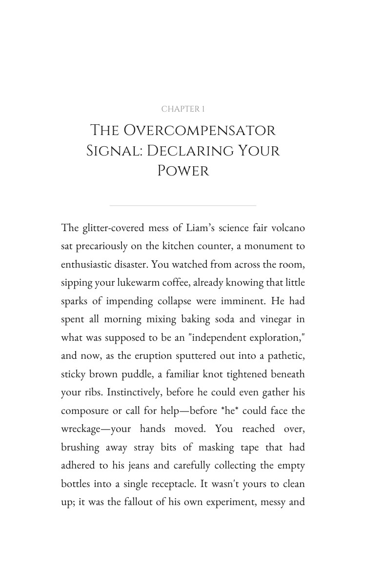 Overcompensator Parenting Companion Guide: Your Voyage Transcended interior preview