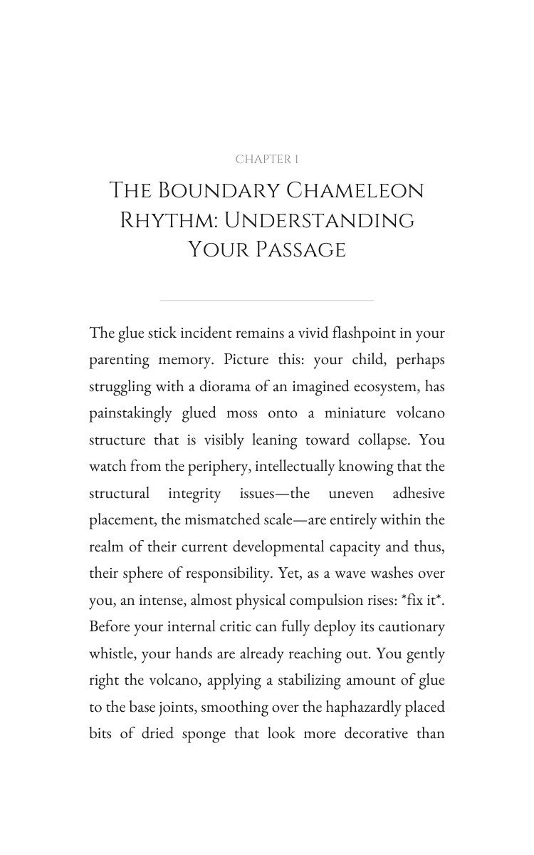 Parenting Framework: Boundary Chameleon: Reclaim Your Change interior preview