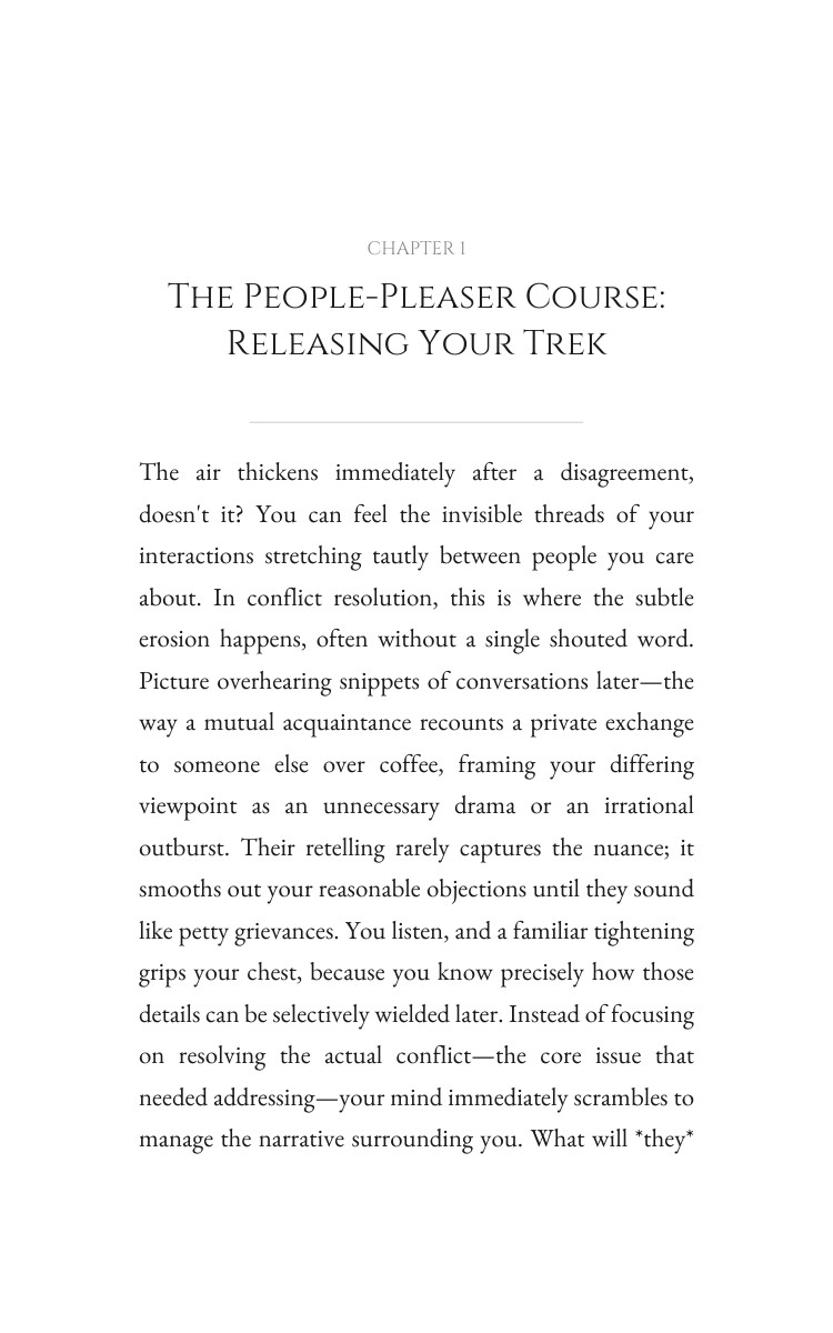 People-Pleaser Conflict Resolution Companion: Your Chapter Consolidated interior preview