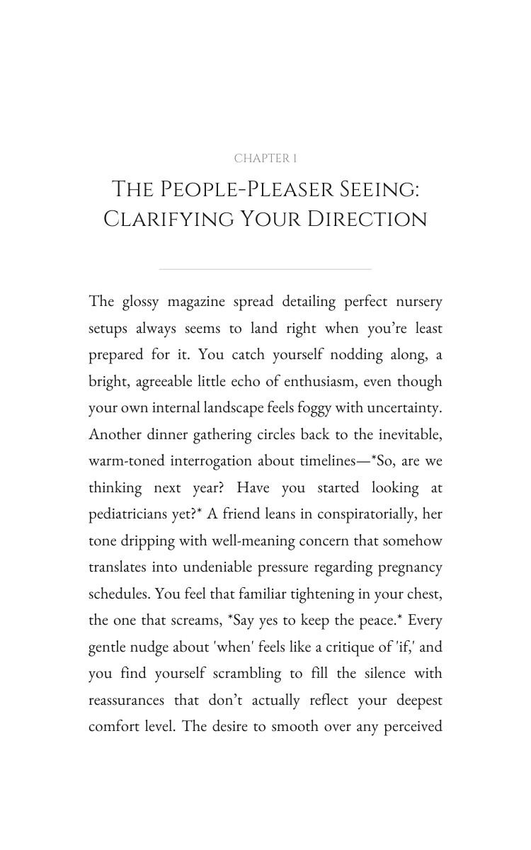 People-Pleaser Reproductive Excellence Guide: Leverage Your Direction interior preview