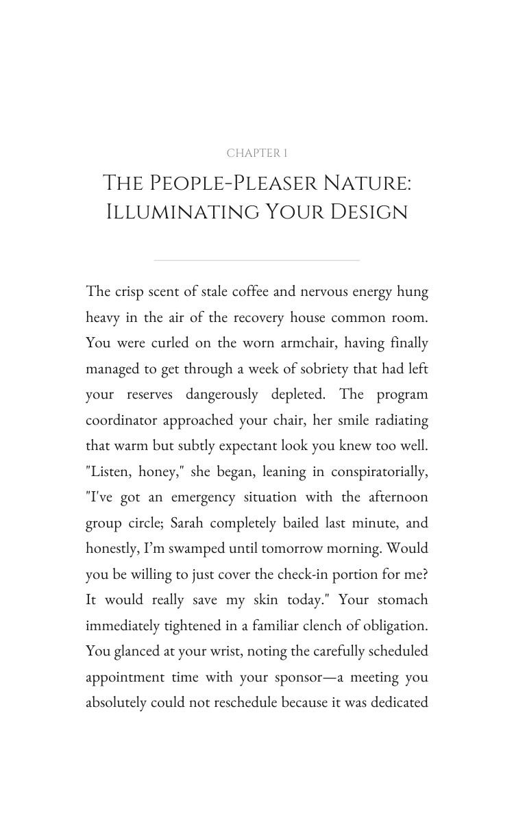 People-Pleaser: Your Addiction Recovery Journey: Your Shift Illuminated interior preview