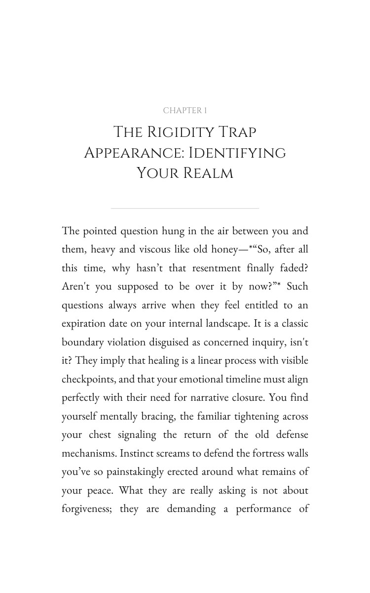 Rigidity Trap Forgiveness Pressure Compendium: Your Status Synthesized interior preview