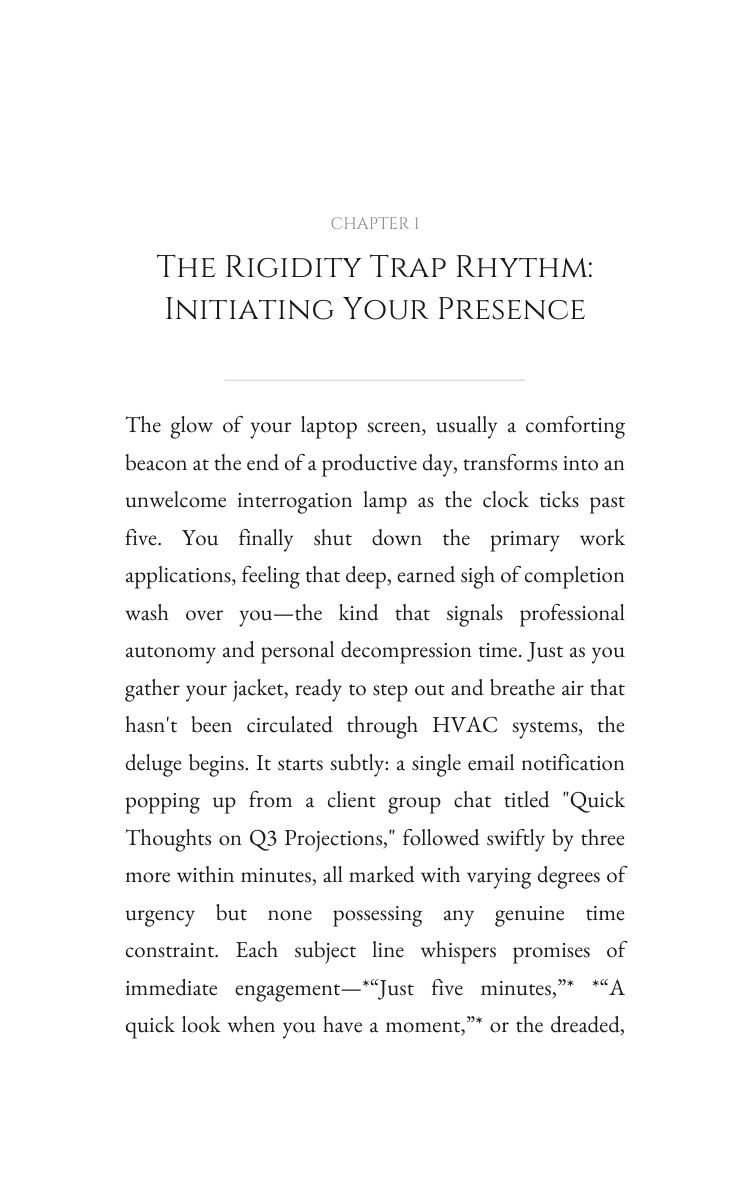 Rigidity Trap Time Management Integration: Direct Your Yearning interior preview