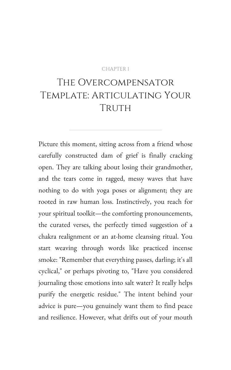Spiritual Advantage: Overcompensator: Prioritize Your Road interior preview