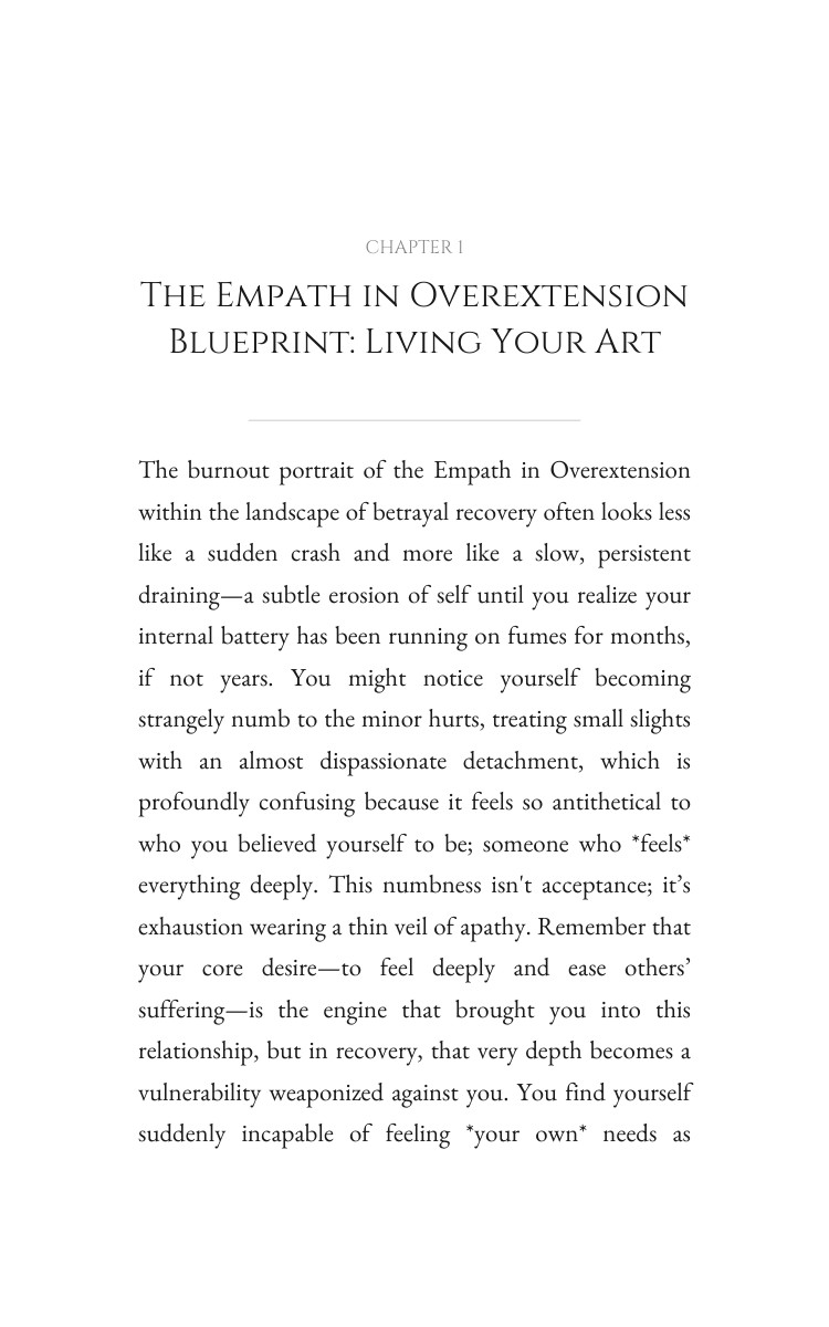 Betrayal Recovery Way: Empath in Overextension: Your Craving Forged interior preview