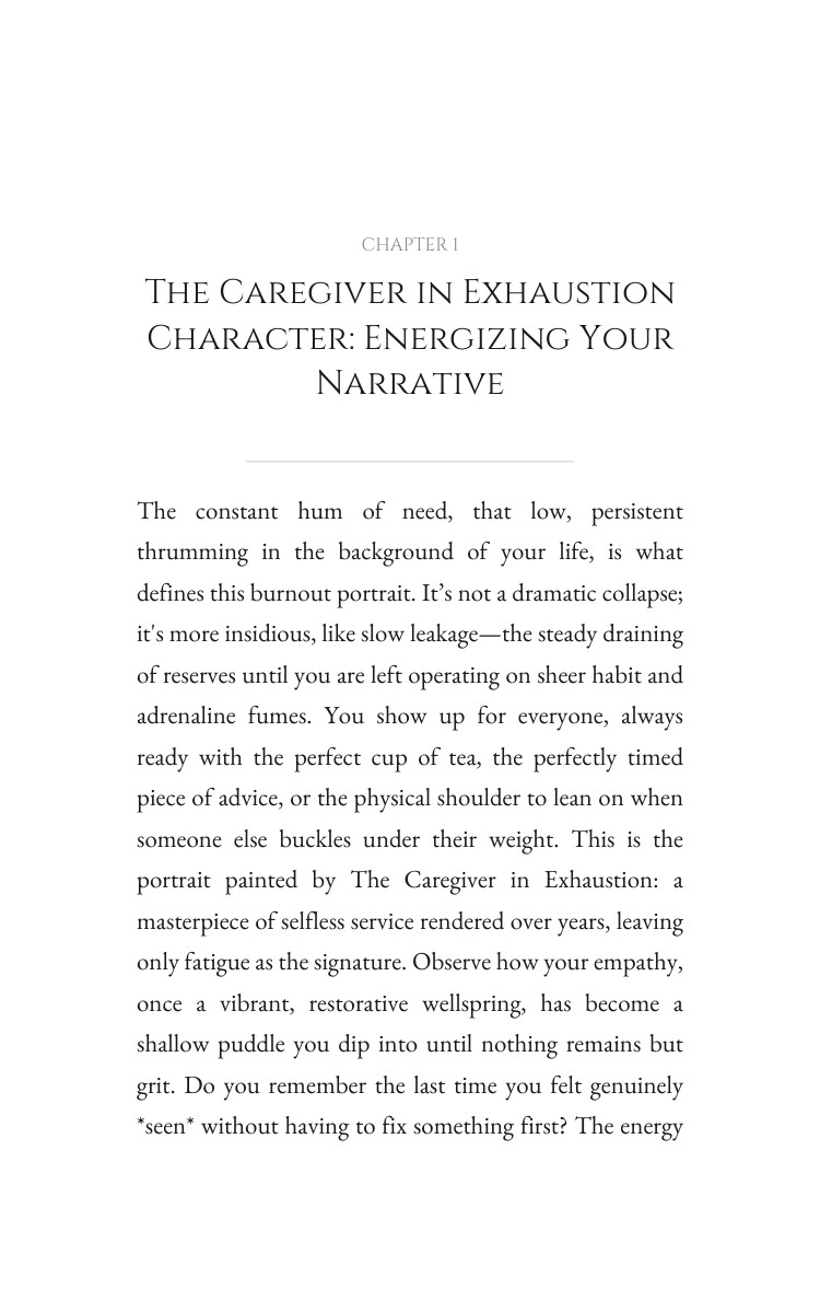 Caregiver in Exhaustion: Chronic Stress Ascension: Your Trek Synthesized interior preview
