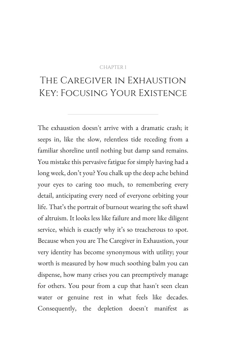 Caregiver in Exhaustion: Loneliness Isolation Evolution: Your Fate Sharpened interior preview