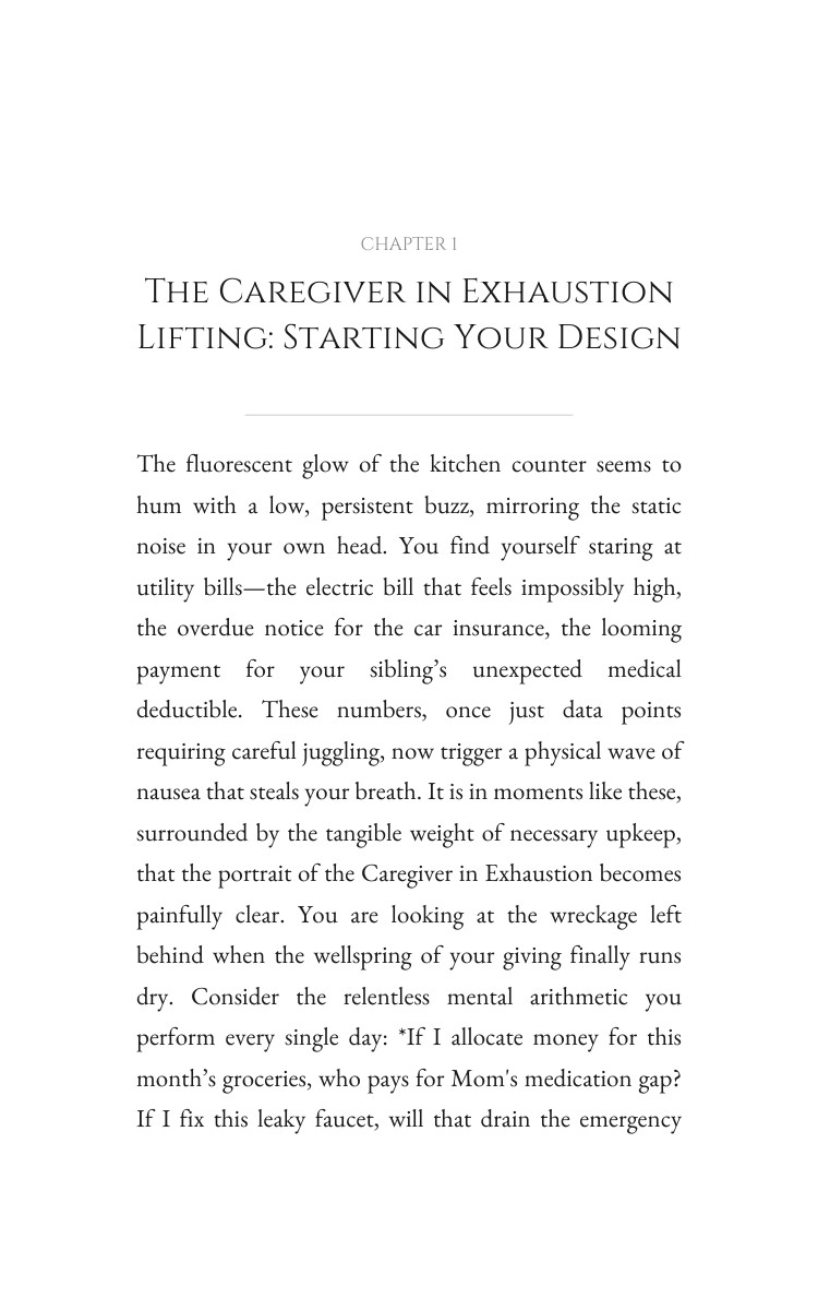 Caregiver in Exhaustion Money Family Patterns Handbook: Systematize Your Route interior preview