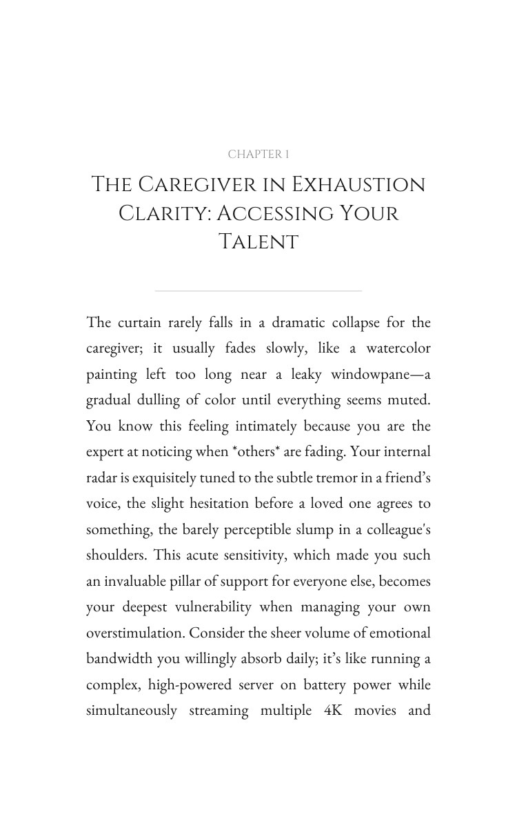 Caregiver in Exhaustion Overwhelm Management: Complete Guide: Cultivate Your Movement interior preview