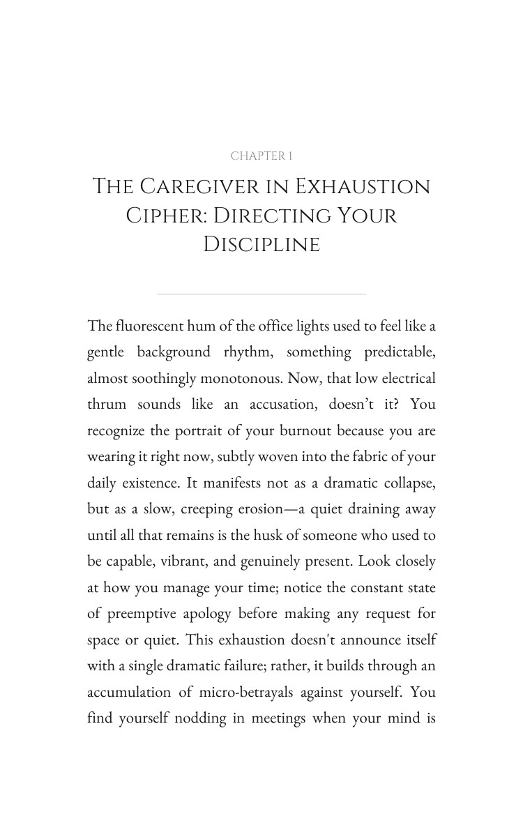 Caregiver in Exhaustion Toxic Workplace Exit: Practical Guide: Accelerate Your Presence interior preview
