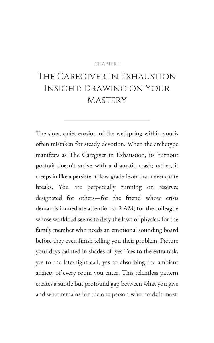Caregiver in Exhaustion Trust Erosion Achievement Guide: Your Discipline Integrated interior preview