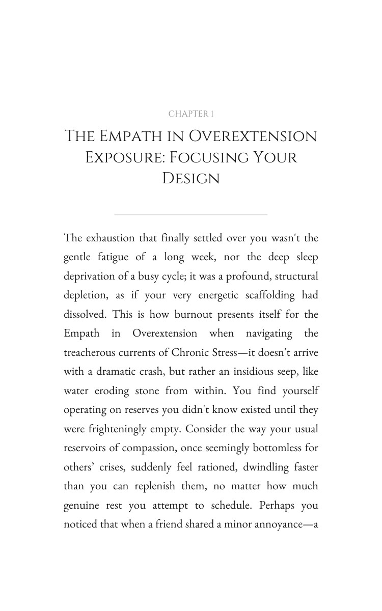 Chronic Stress Guide for Empath in Overextension: Your Condition Consolidated interior preview