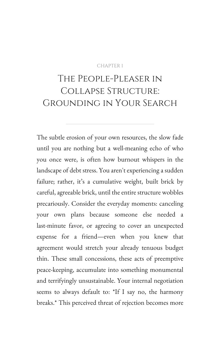 Debt Stress Handbook: People-Pleaser in Collapse: Your Fate Activated interior preview