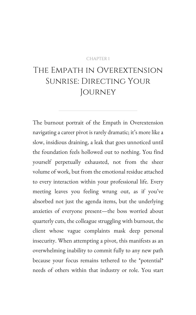 Empath in Overextension Career Pivot Guide: Navigate Your Realm interior preview