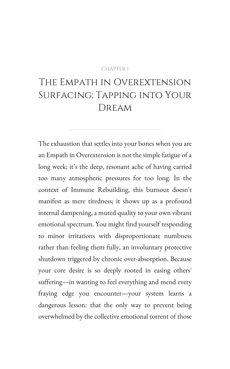Empath in Overextension Immune Rebuilding Keystone: Your Journey Optimized interior preview