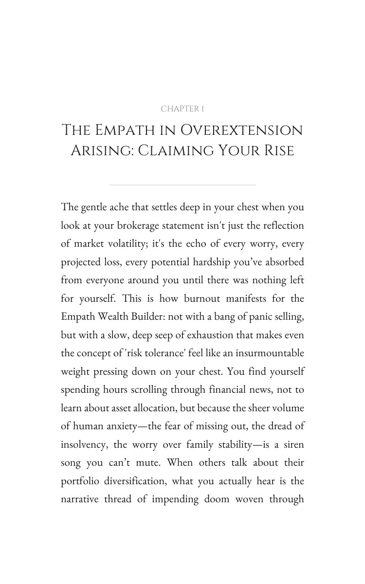Empath in Overextension Investment Anxiety Breakthrough Guide: Discover Your Desire interior preview