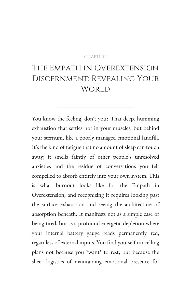 Empath in Overextension: Mastering Overwhelm Management: Your Art Perfected interior preview