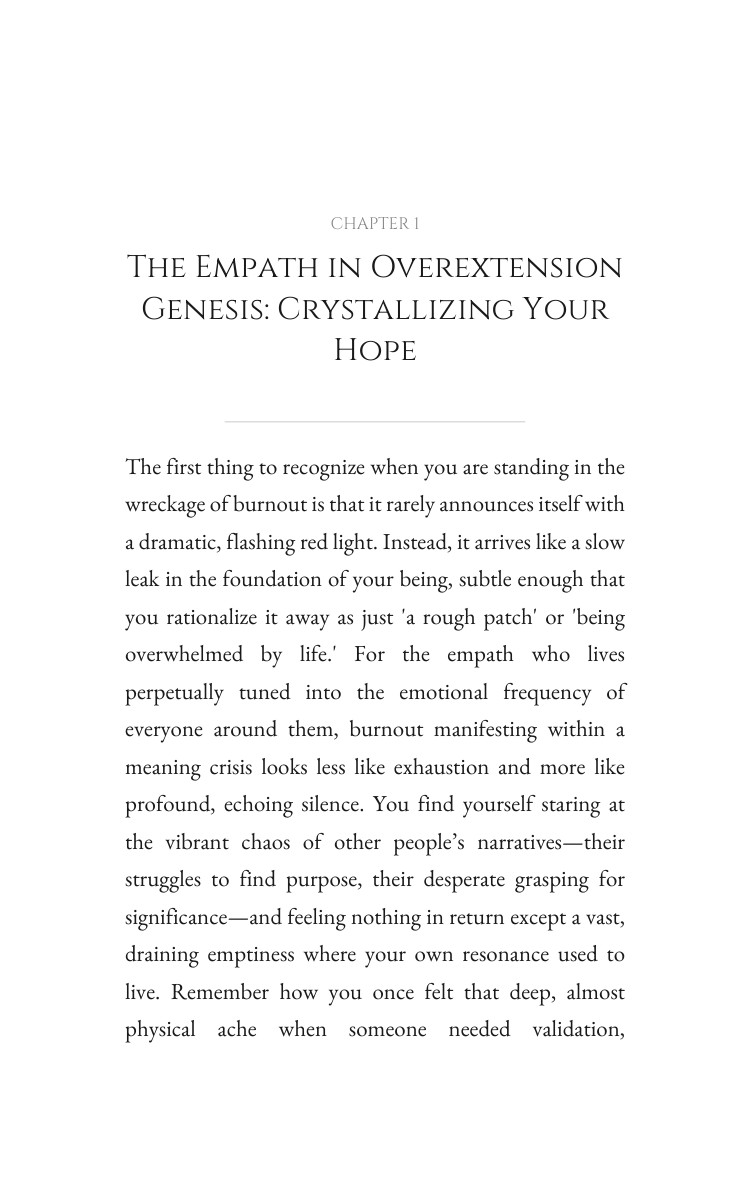Empath in Overextension Meaning Crisis Mastery: Your Blueprint Actualized interior preview