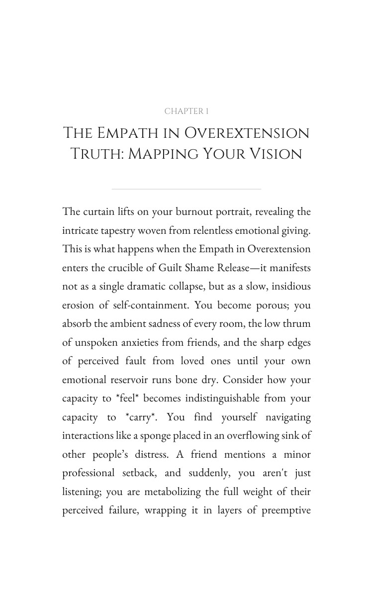 Empath in Overextension: Navigating Guilt Shame Release: Intensify Your Expression interior preview